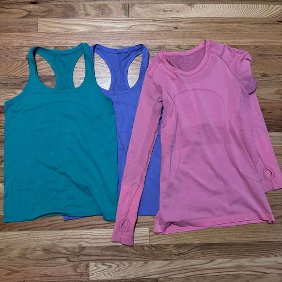 lululemon athletica Tops - Lululemon swiftly tech Bundle, tank top and long sleeve size 8 and 10
